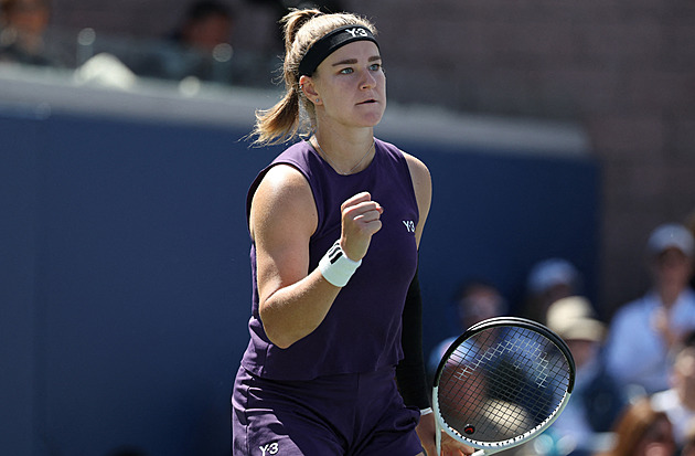 Do osmifinále US Open míří Muchová, derby s chybující Noskovou otočila