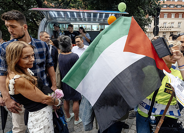 Křičí na Lipavského i Fialu. Kde se vzali propalestinští aktivisté, narušující mítinky