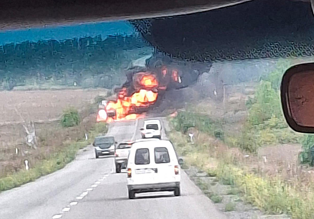 Dronová matka útočí. Rusové přiškrtili poslední bezpečnou silnici do Slovjansku