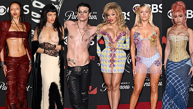 Móda z cen MTV: Dámy předvedly nevkus a outfity jak z laciného šantánu