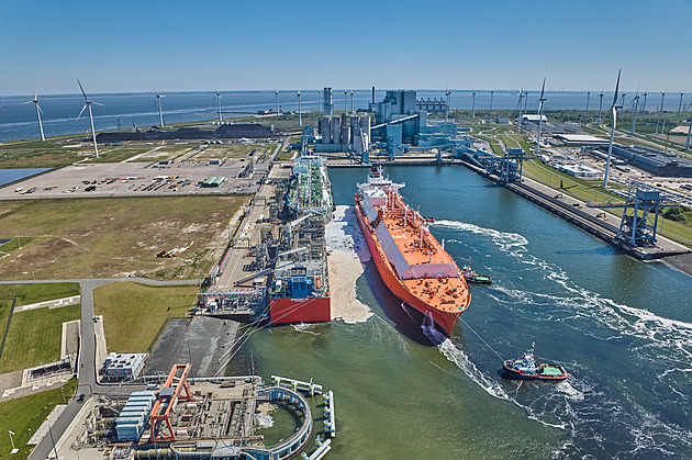 Přes terminál v Nizozemsku proudí LNG již třetím rokem, většinou pochází z USA