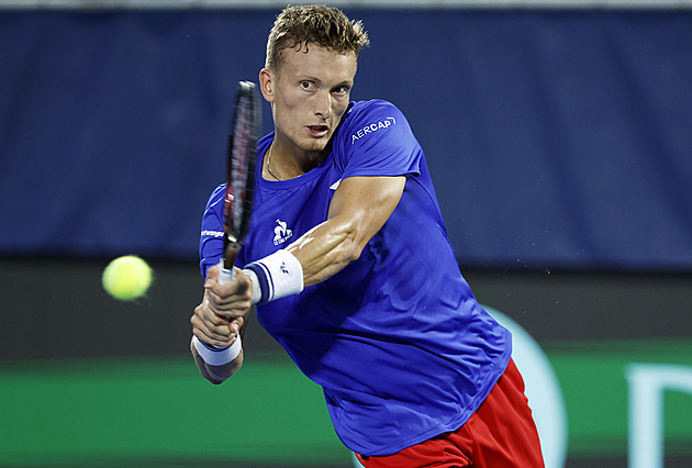 Vedení na upršené Floridě. Lehečka porazil Tiafoea a zajistil v Davis Cupu první bod