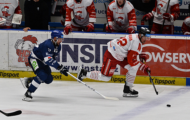 ONLINE: Olomouc - Kladno 1:0, domácí v dohrávce vedou, trefil se Krastenbergs