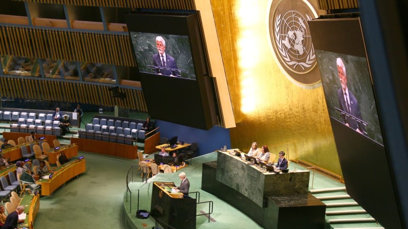 Pavlův projev v New Yorku: OSN změnila bezpočet životů a položila základy pro lepší svět