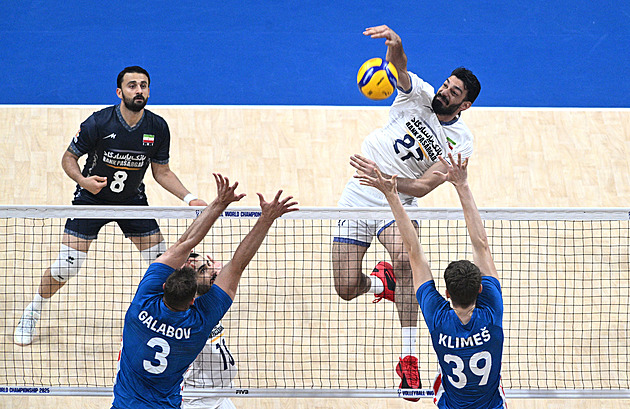 ONLINE: Česko - Írán. Druhý set čtvrtfinále pokračuje vyrovnanou hrou