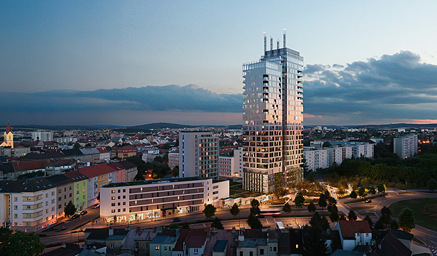 V Plzni postaví třetí nejvyšší obytný dům v Česku, dvě věže nepřevýší katedrálu