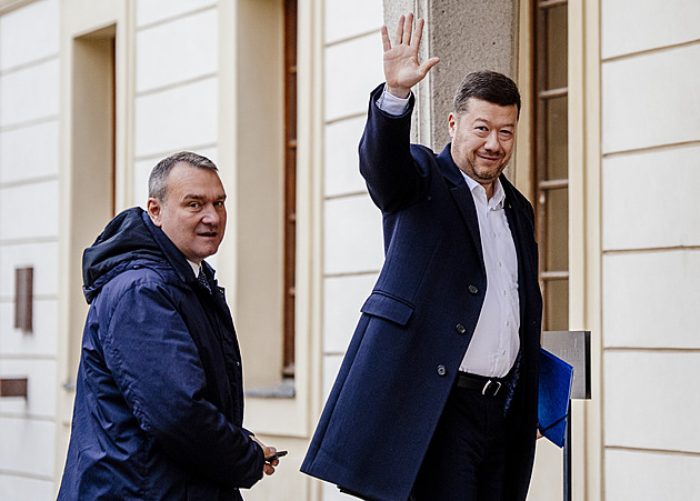 ONLINE: SPD chce nejméně jedno ministerstvo, řekl Okamura po jednání s Pavlem