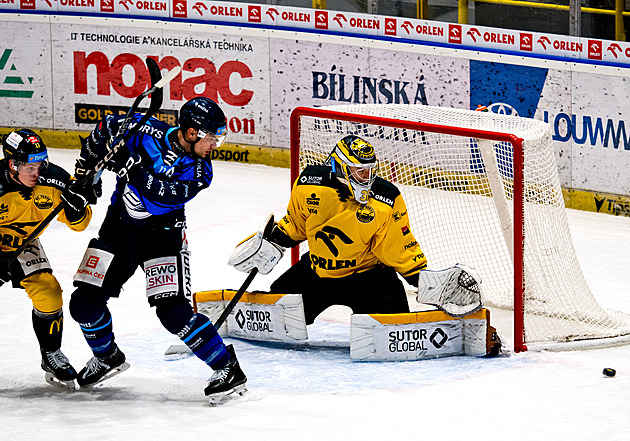 ONLINE: Vítkovice - Litvínov 1:0. V páté minutě otevřel skóre Hrivík