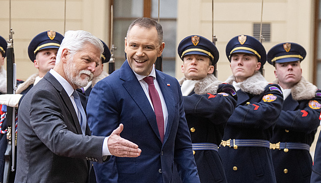 Pavel na Hradě přivítal polského prezidenta. Řeč bude o Ukrajině či NATO
