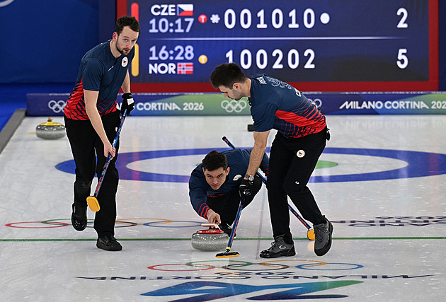 Čeští curleři otočili zápas s Norskem a zapsali první výhru na mistrovství světa